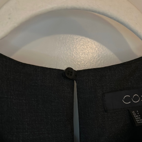 COS | Elegant Wool Black Ruffle Hem Blouse - Picture 8 of 15